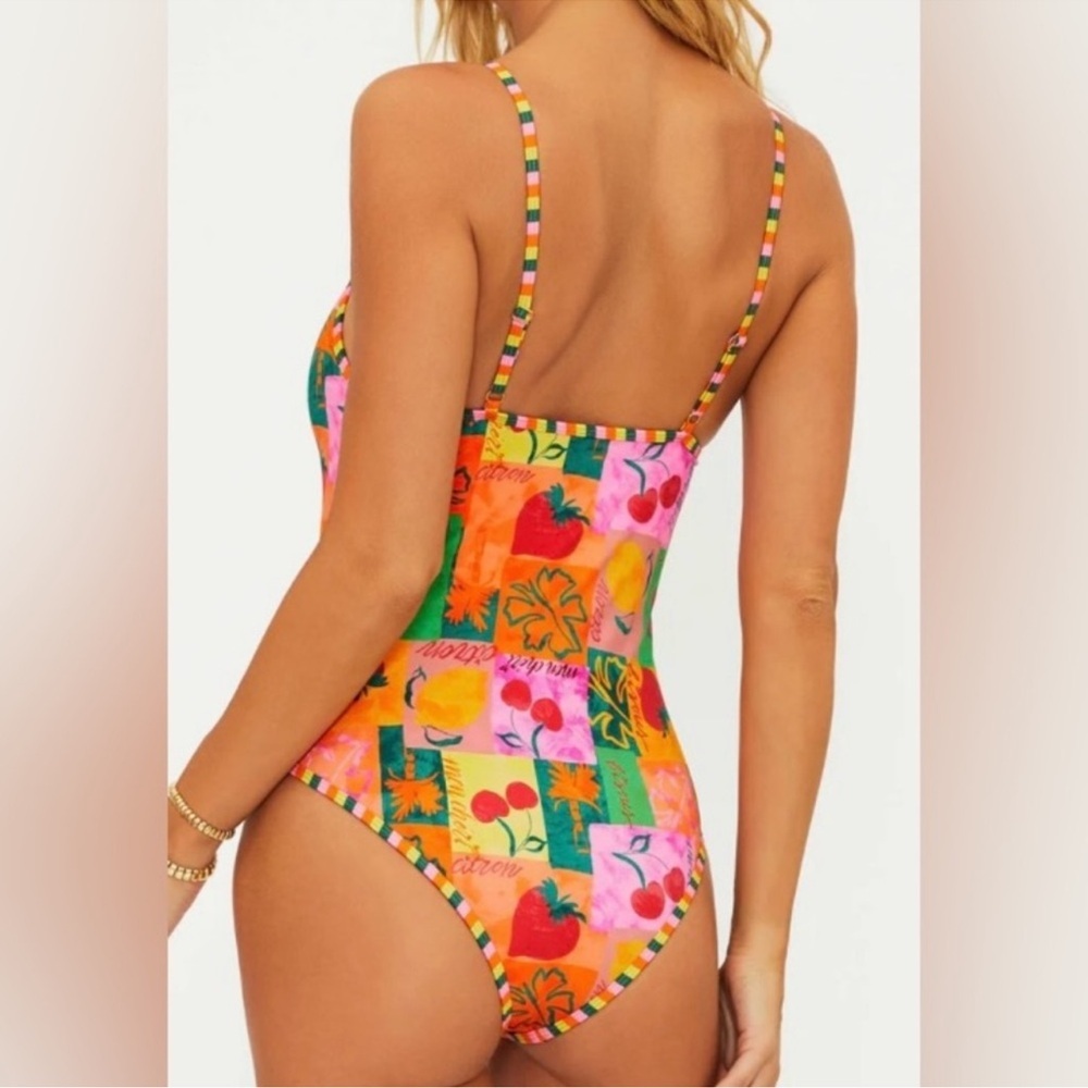NWT Beach Riot Priscilla Fruit Market One Piece Swimsuit size Small - Picture 2 of 7